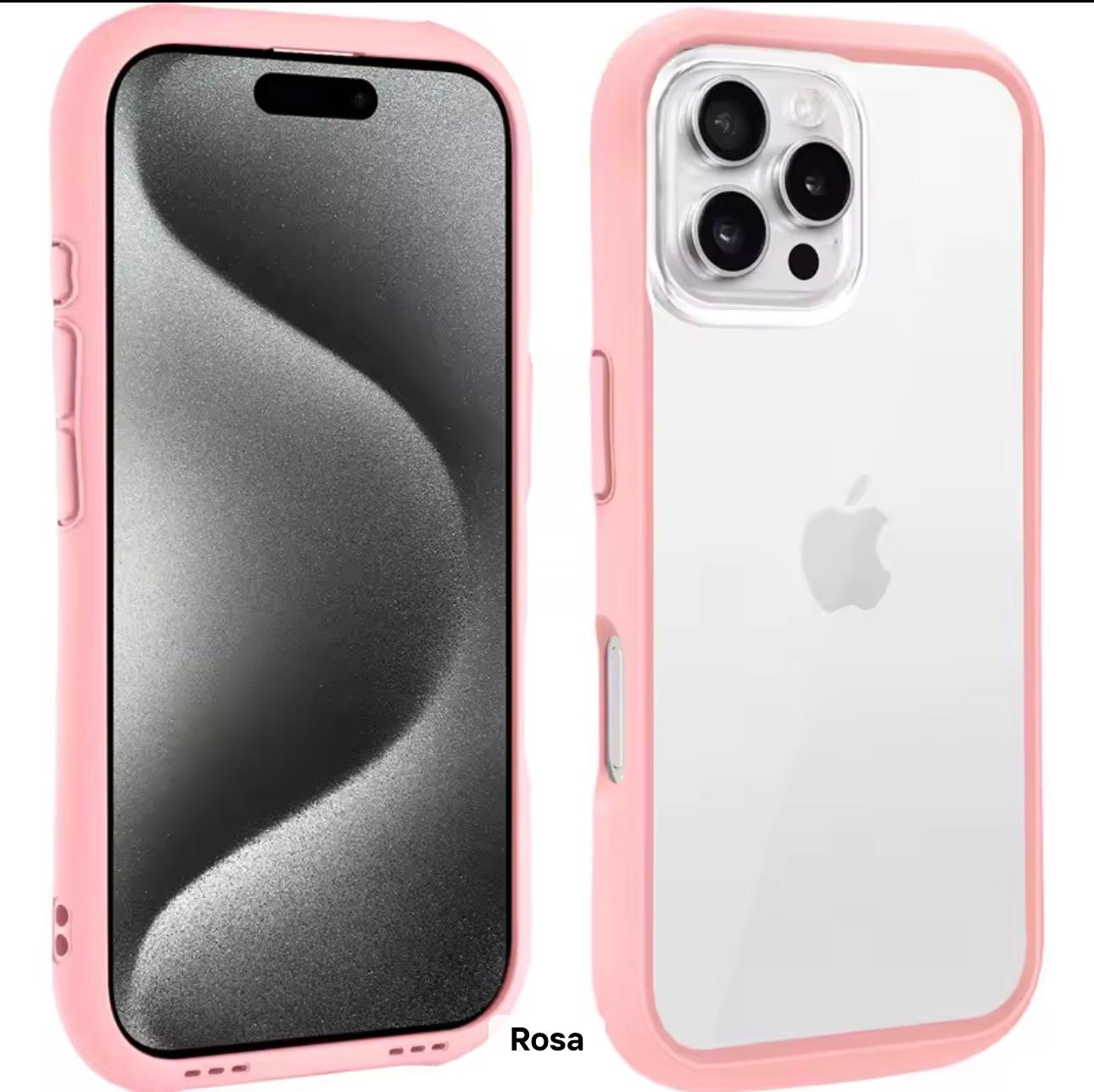 Desil bubble case per Iphone 16-16pro-16 pro max - Rosa