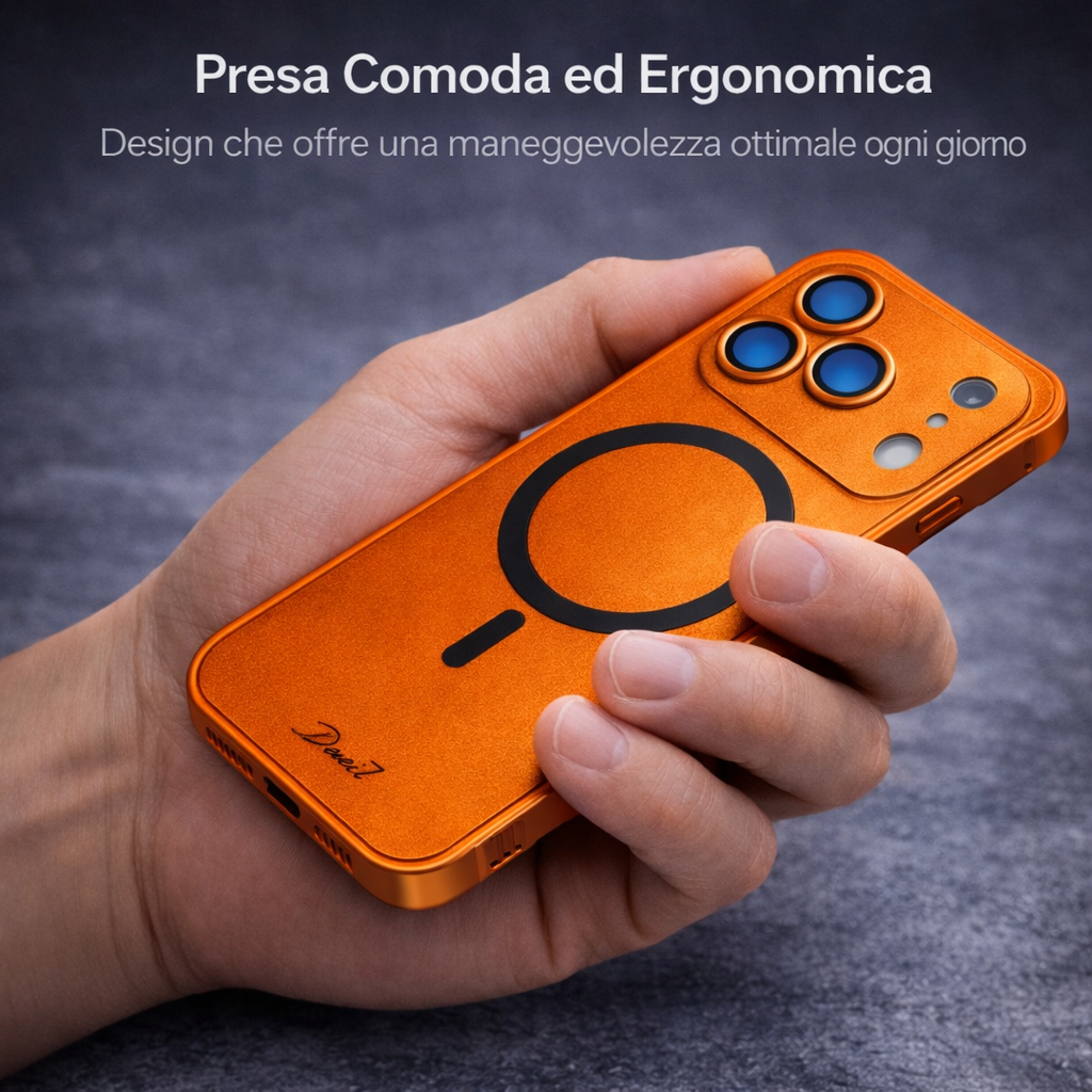 Desil Case Ultra Shell Telaio Magnetico Anti Urto Orange - Iphone 17 Series