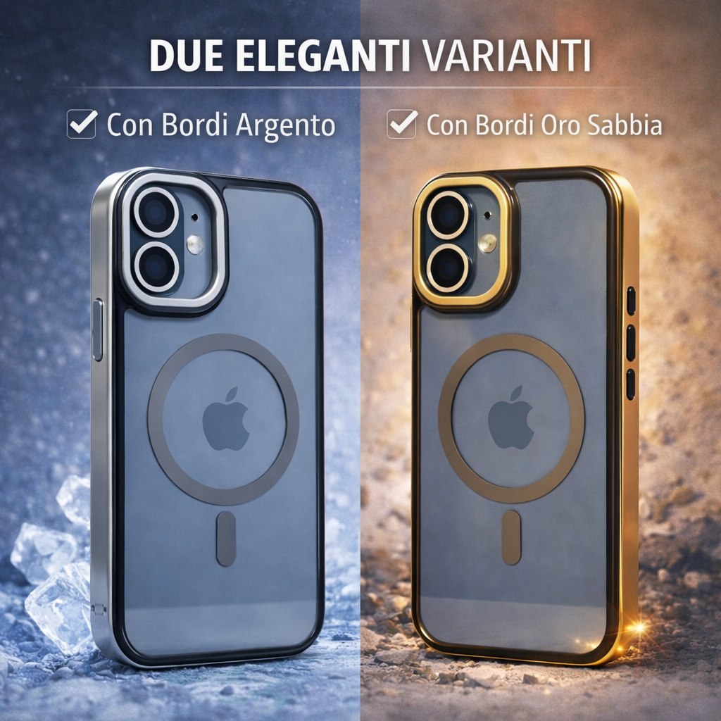 Cover Desil MagSafe Luxury IPhone - Oro