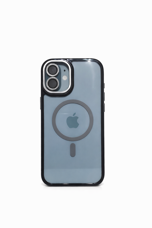 Cover Desil MagSafe Luxury Iphone - Argento